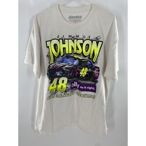 Jimmie Johnson NASCAR Shirt‎ Hendrick Motorsports Size 2XL Double Sided